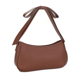 Anthropologie Bow Leather Shoulder Bag